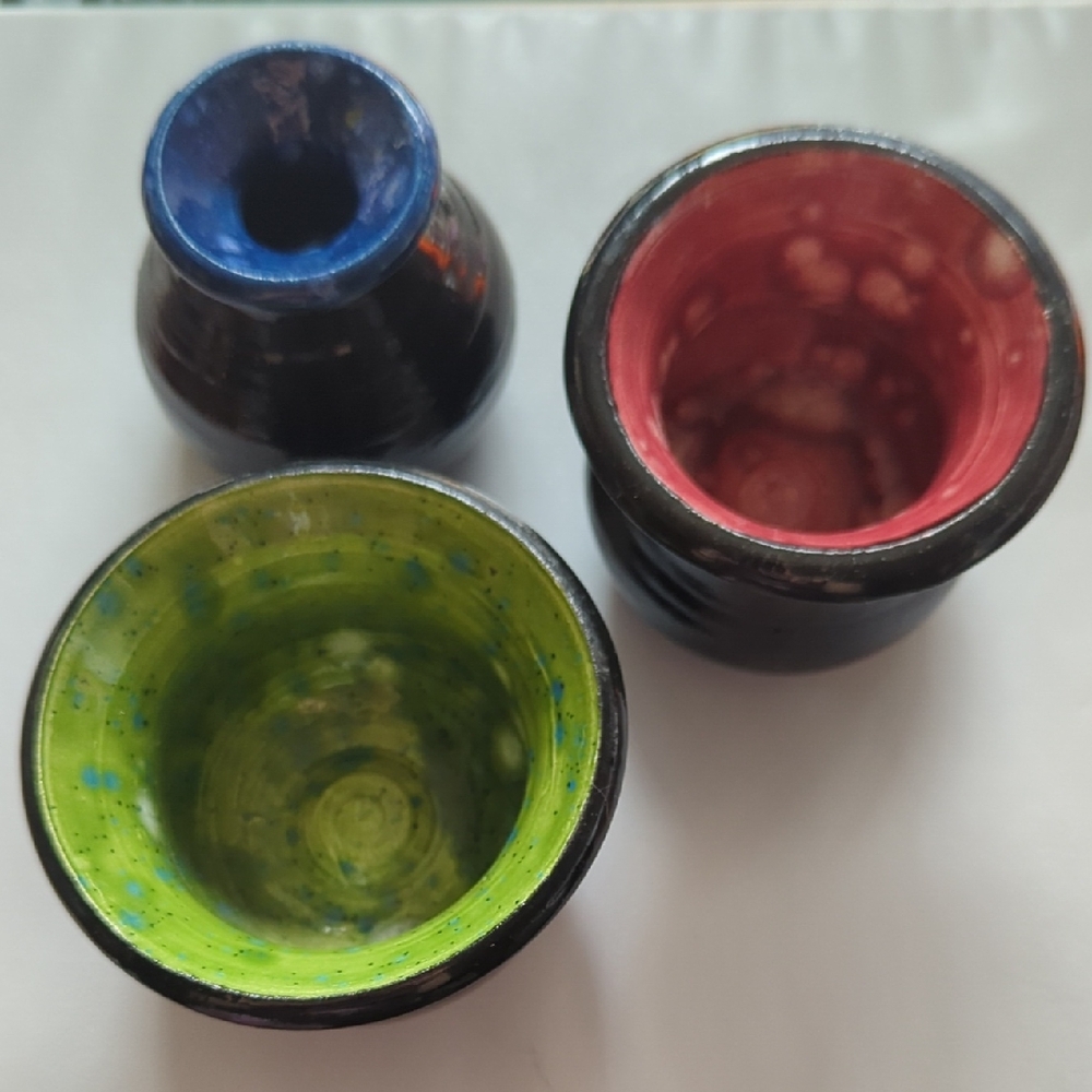 Mini Ceramic Vase Trio